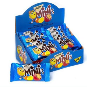 “Mini´s” Chocolate coated puffed rice dragee 35gr