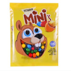 “Mini´s” Chocolate coated peanut dragee 1000g