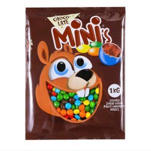 “Mini´s” Chocolate coated dragee 1000gr