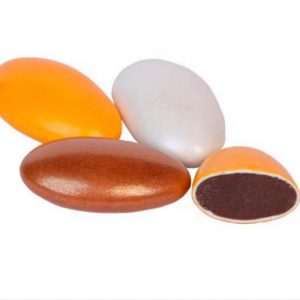 Almond shaped pearl bronze gold dragee 1000gr