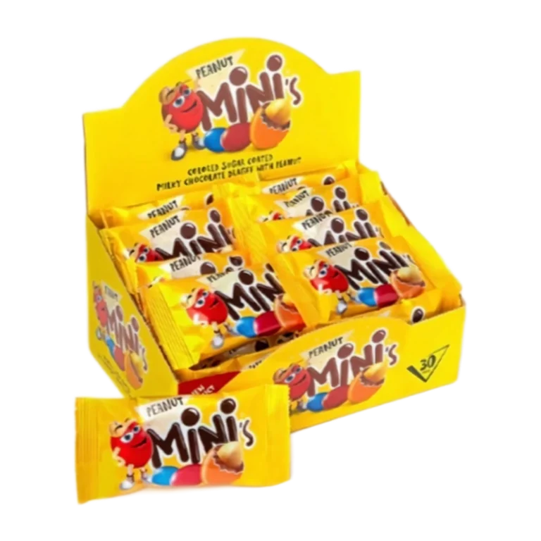 “Mini´s” Chocolate coated peanut dragee 40gr