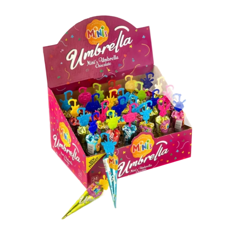 â€œMiniآ´sâ€‌ umbrella chocolate product 23gr