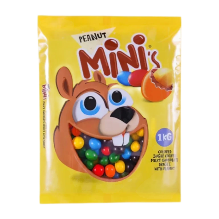 “Mini´s” Chocolate coated peanut dragee 1000g