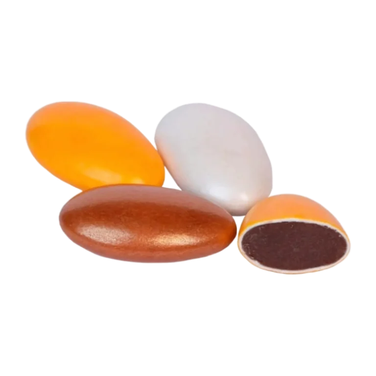 Almond shaped pearl bronze gold dragee 1000gr